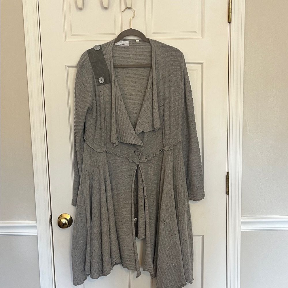 Boutique | Medium | Speckled Gray Knit Cardigan